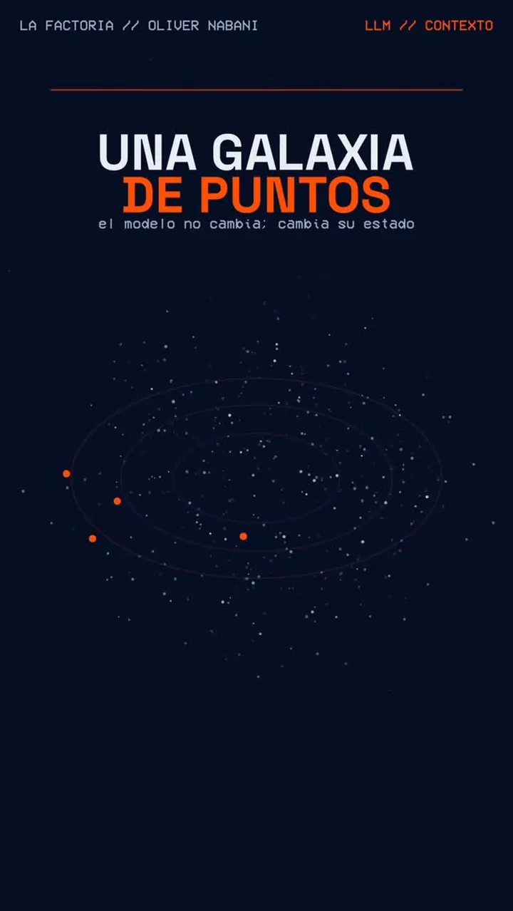 Una galaxia de puntos